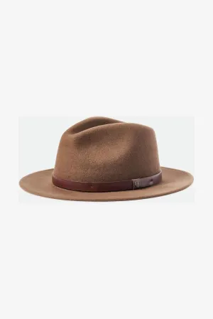 BRIXTON MESSER FEDORA - DARK EARTH