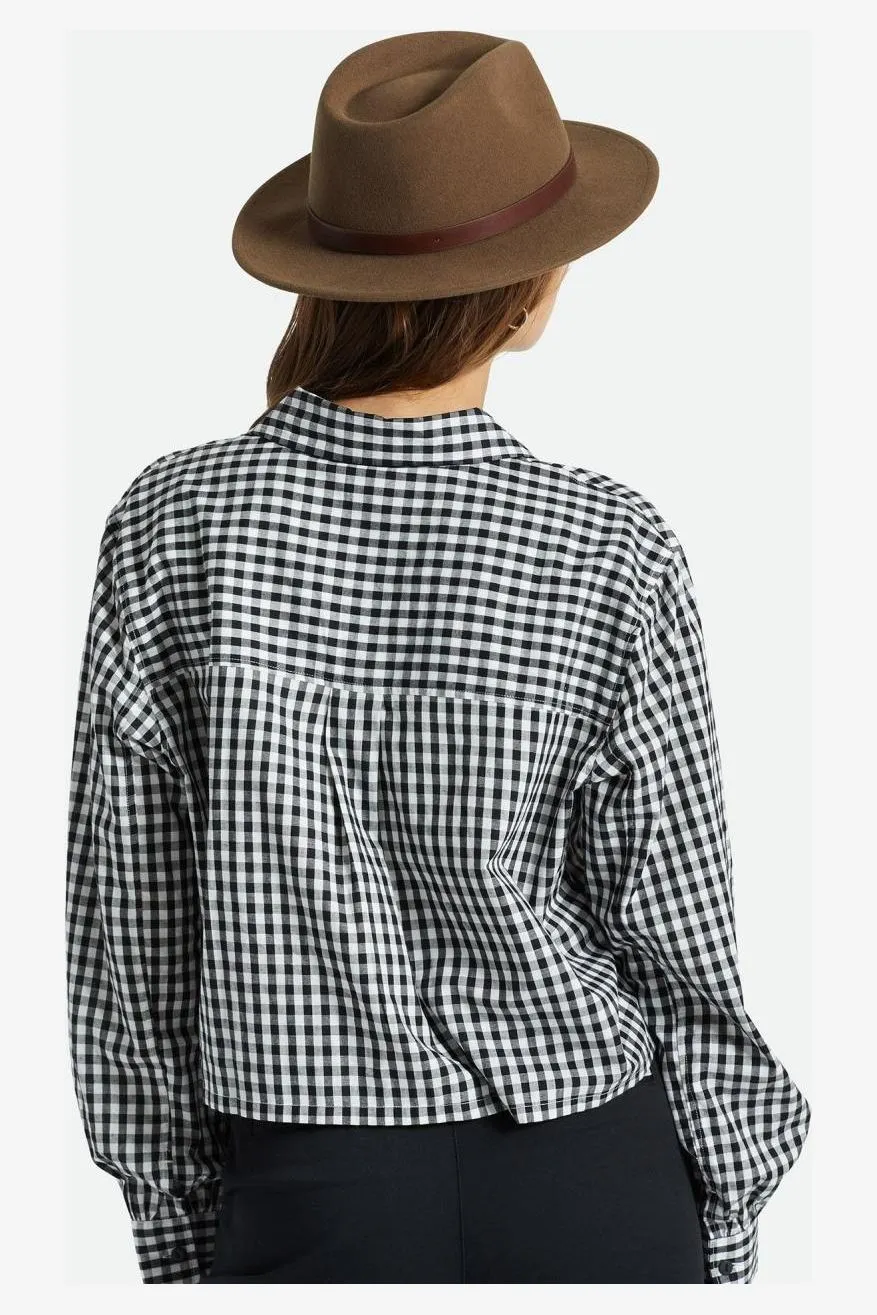 BRIXTON MESSER FEDORA - DARK EARTH