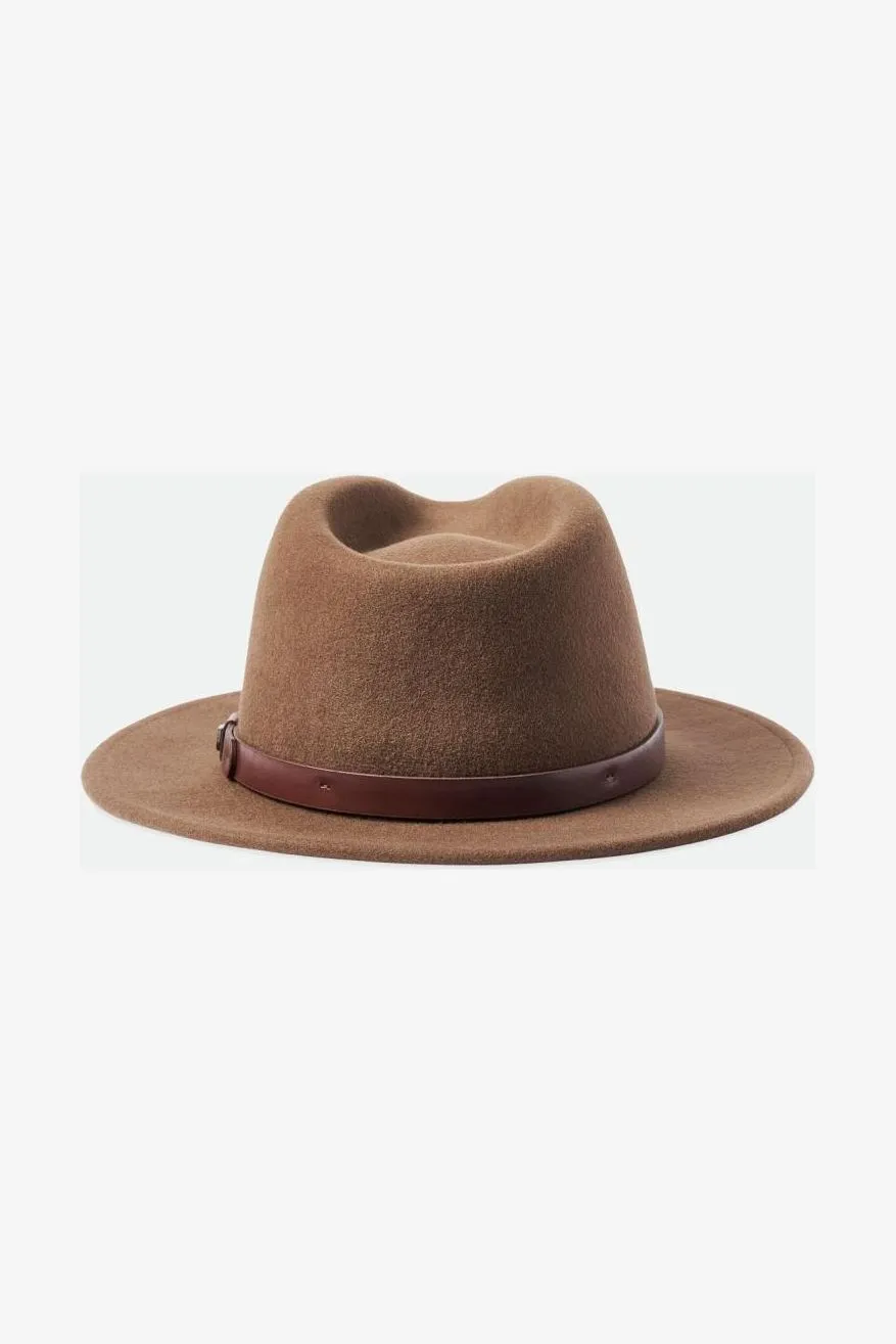 BRIXTON MESSER FEDORA - DARK EARTH