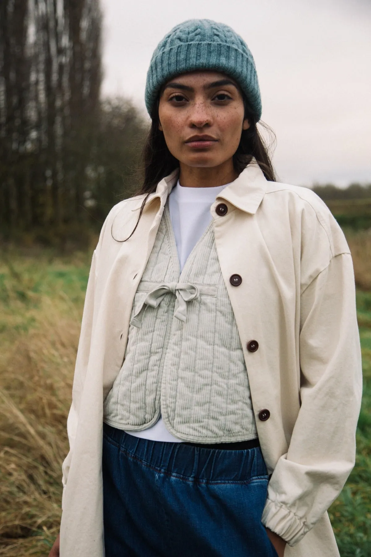 Brogan Lambswool Hat in Storm