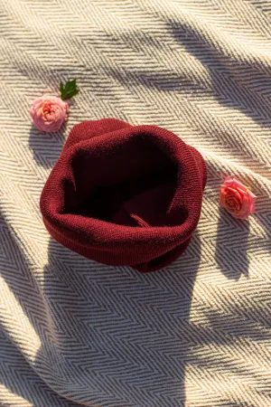 Burgundy Beanie Hat