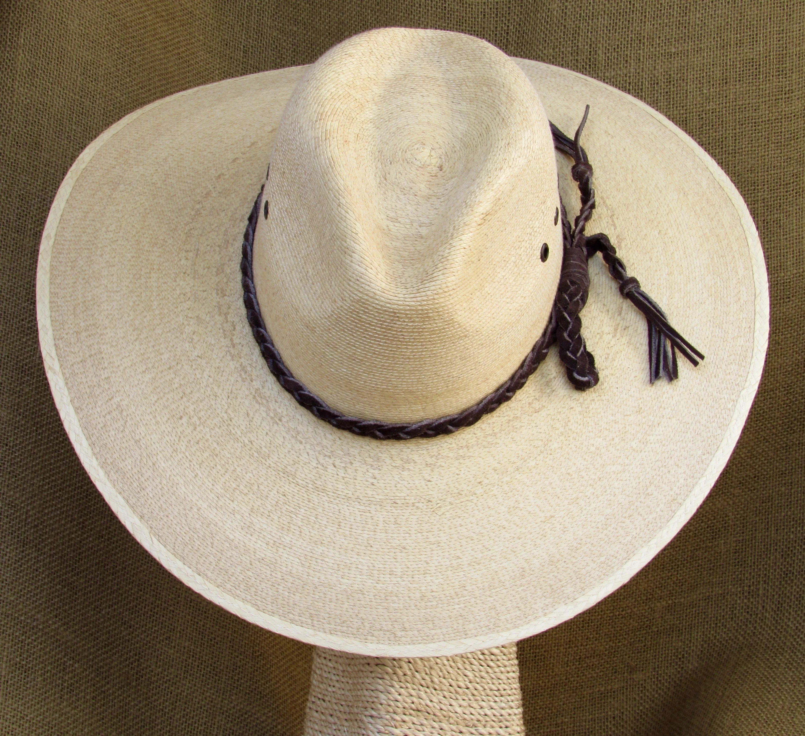Caballero Natural Handwoven Palm Hat