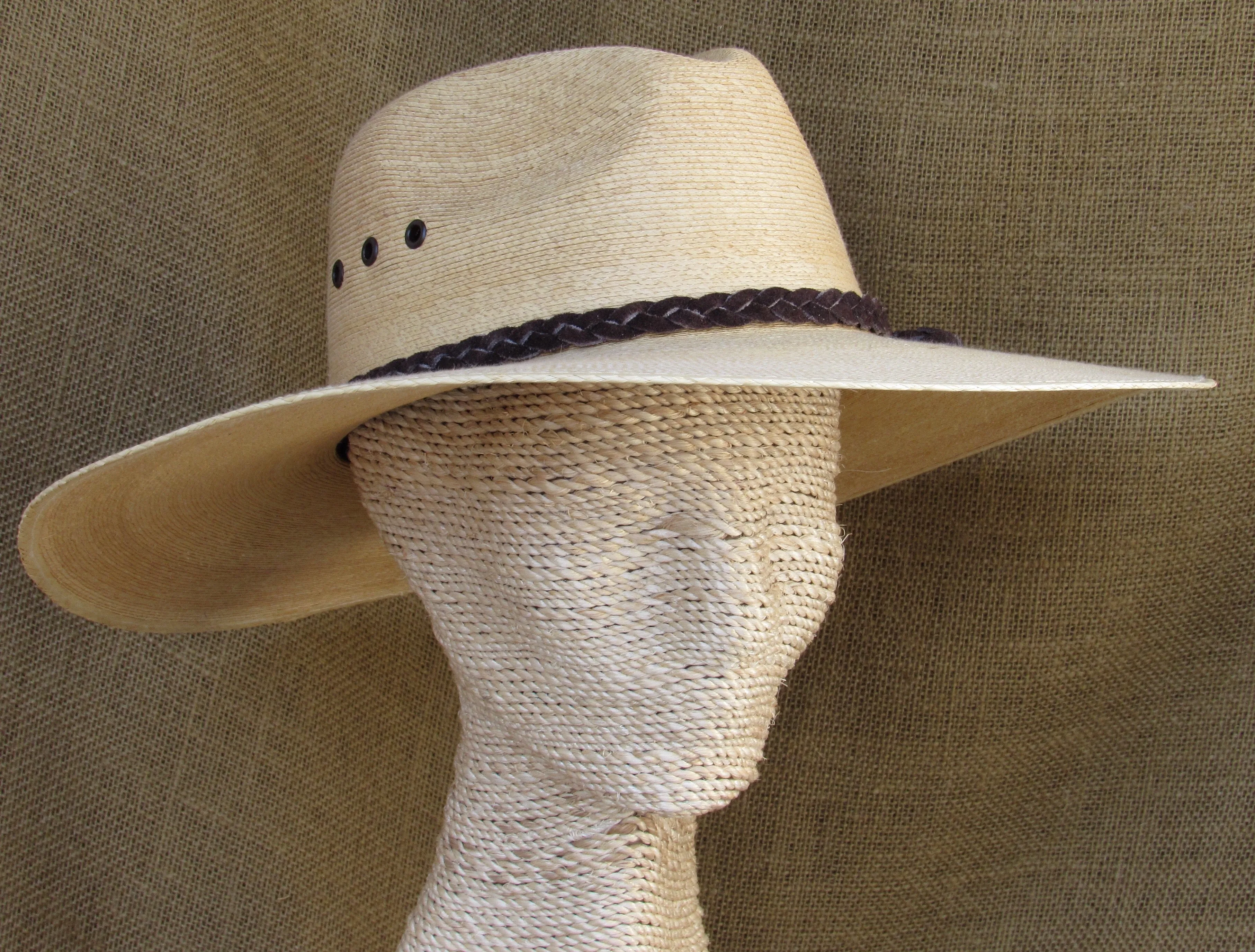 Caballero Natural Handwoven Palm Hat