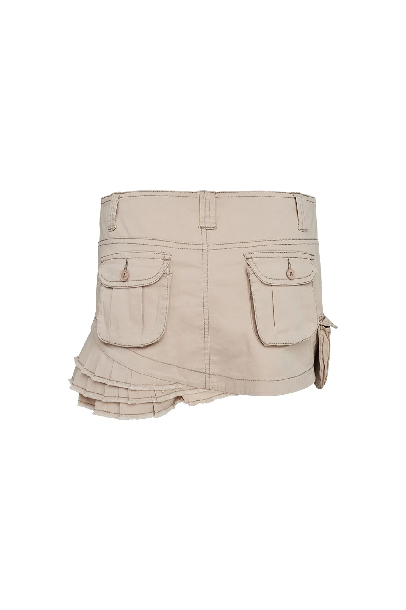 CADET SKIRT - BEIGE : TAN