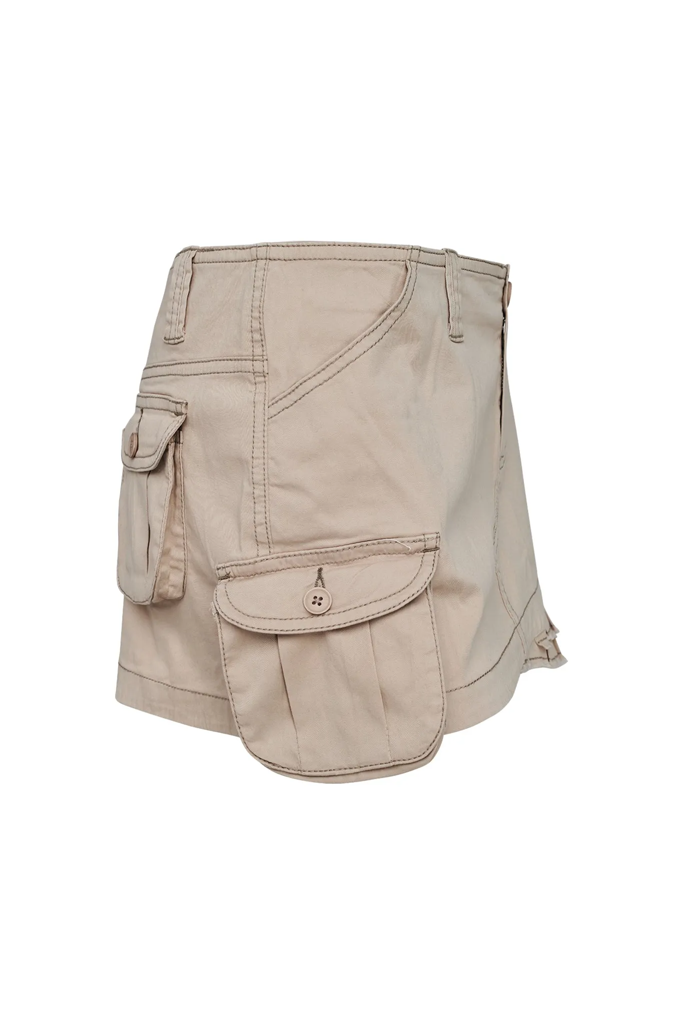 CADET SKIRT - BEIGE : TAN