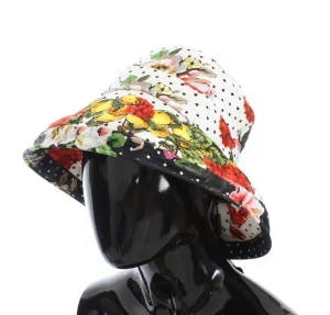 Carretto Print Wide Brim Bucket Hat