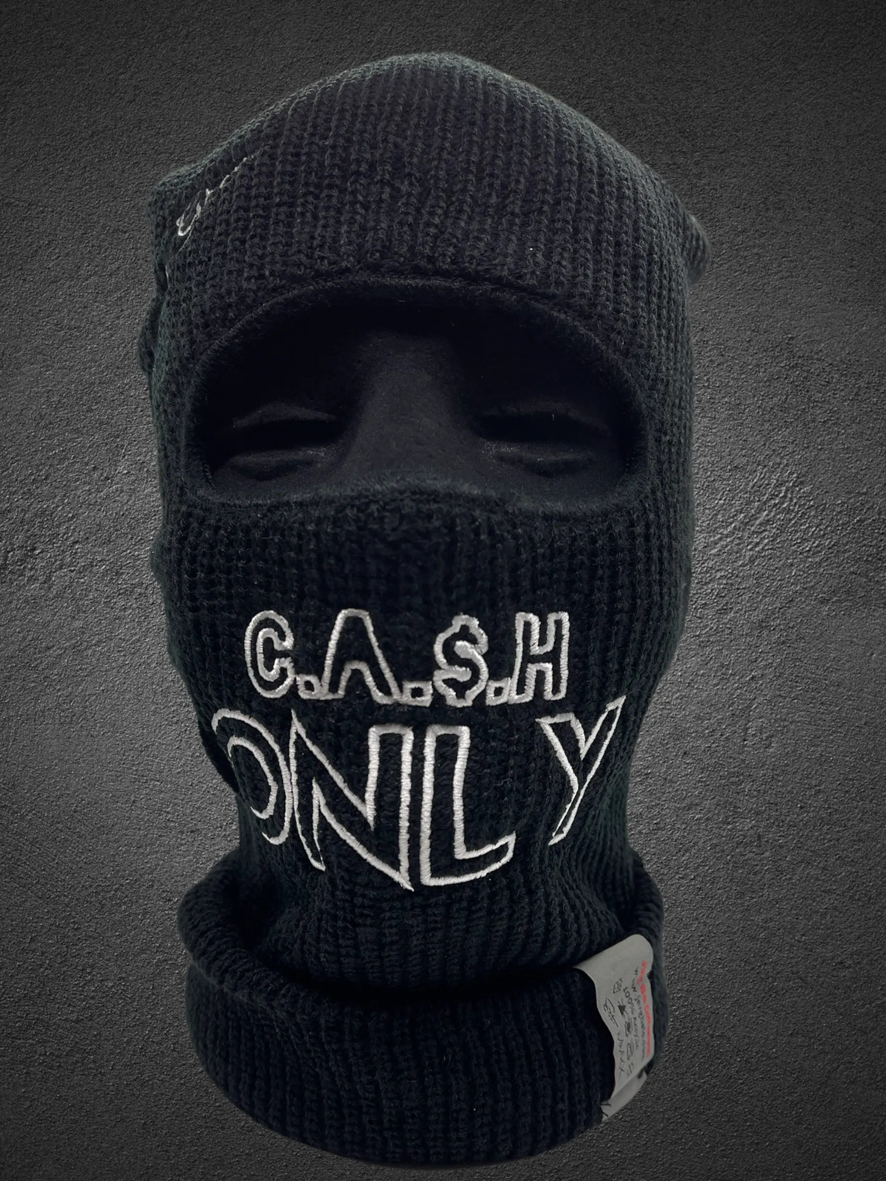 Cash Only Balaclava Ski Mask