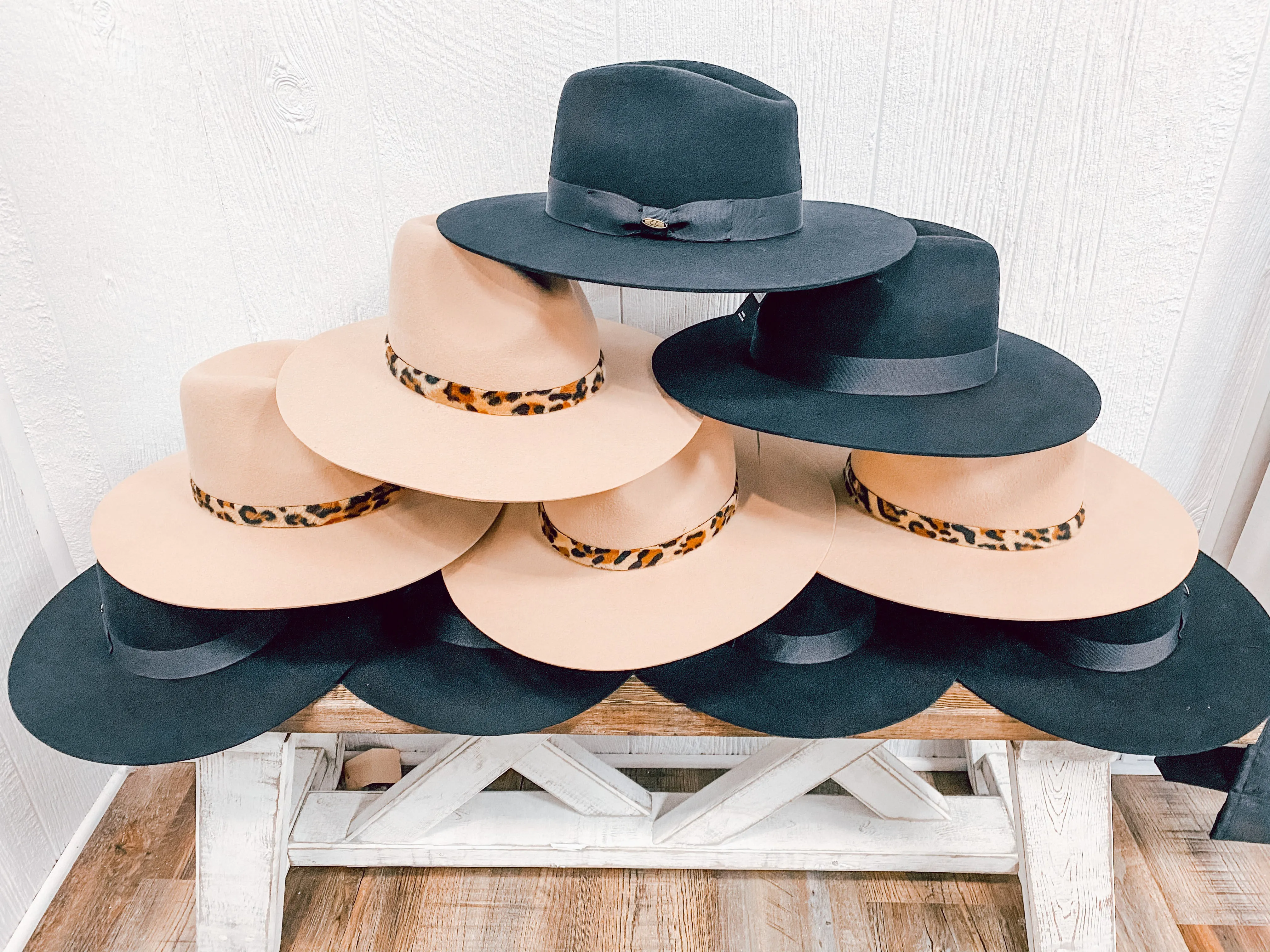 C.C. Taupe Wool Hat
