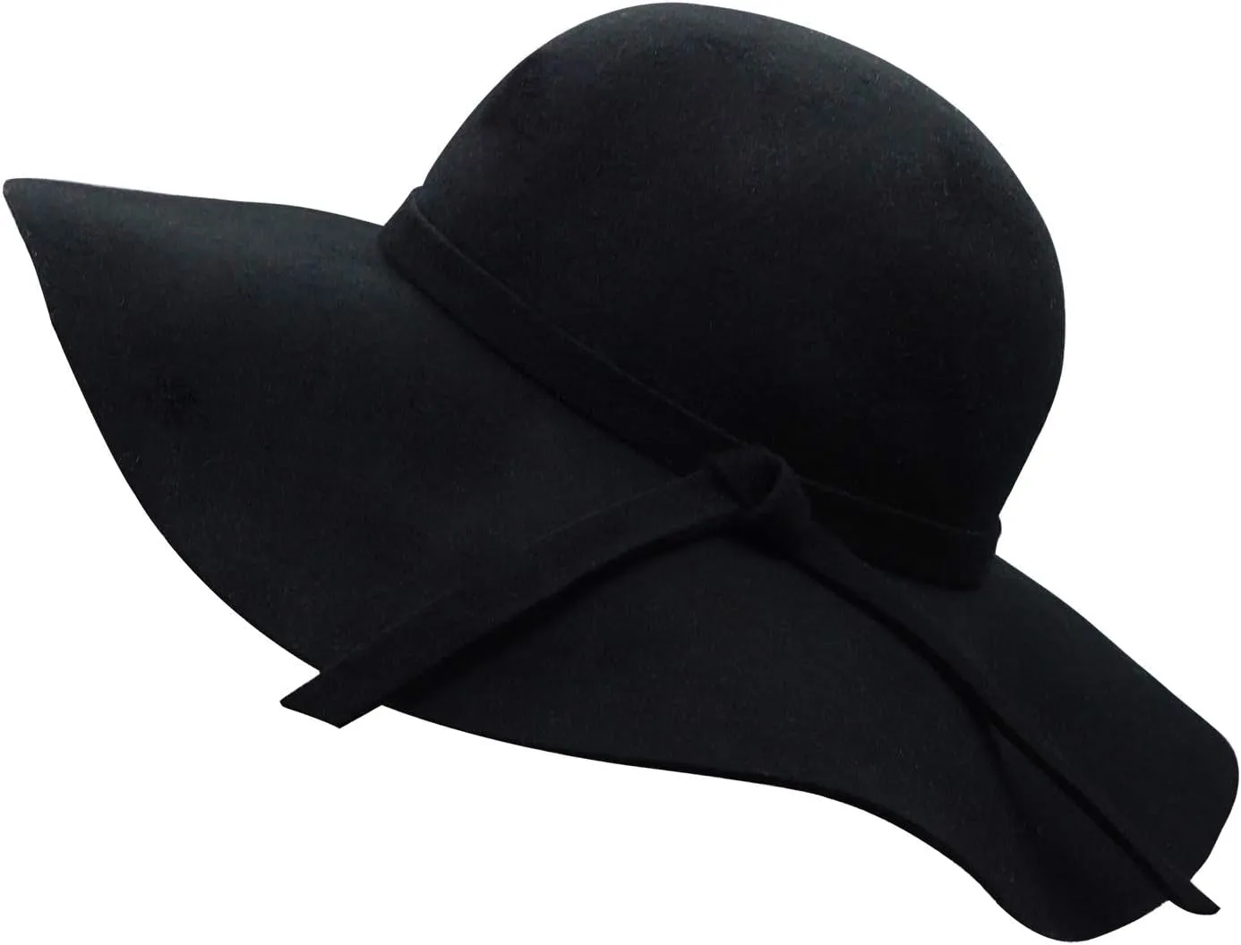 Chic & Cozy Wide Brim Wool Floppy Hat