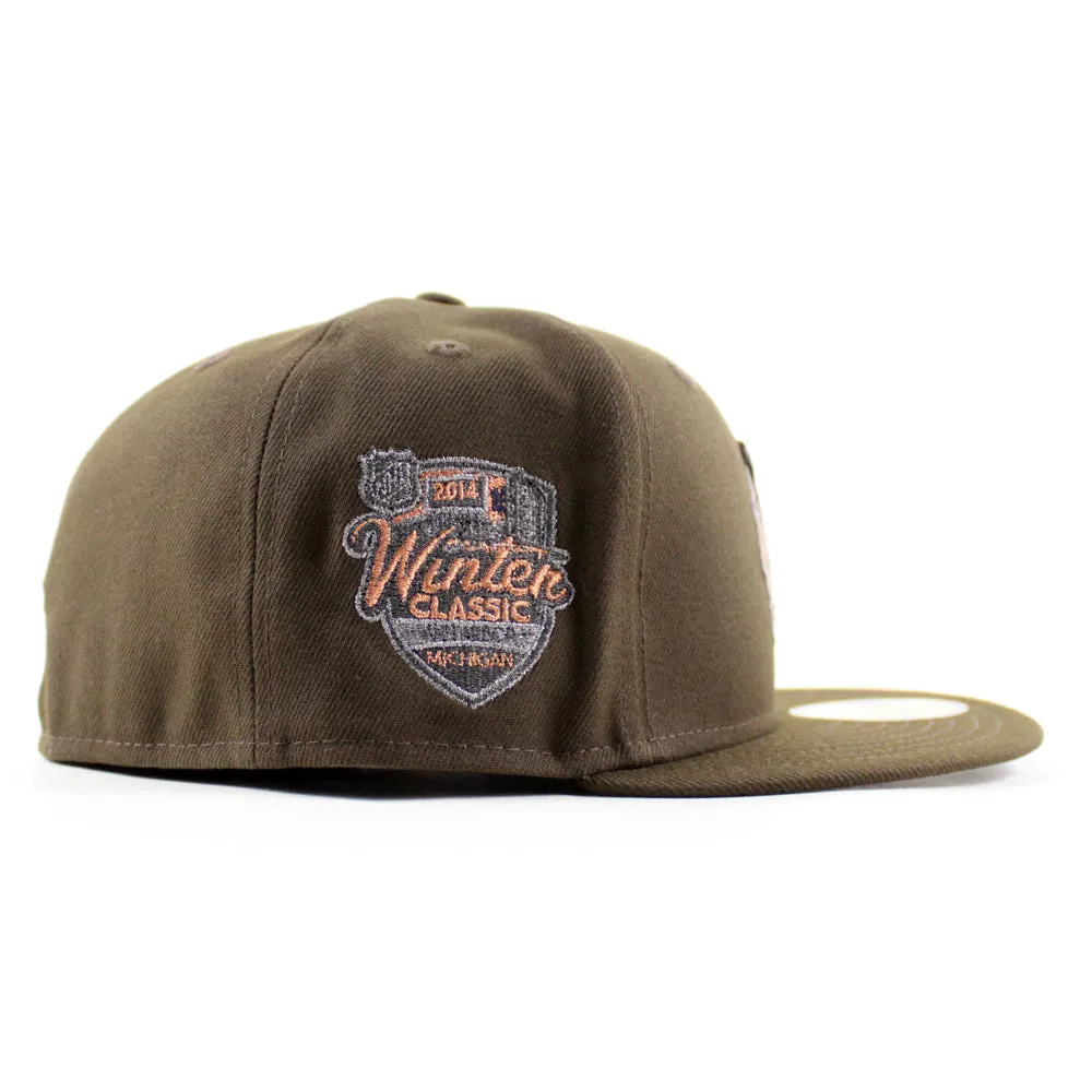 Chicago Blackhawks Winter Classic New Era 59Fifty Fitted Hat (Walnut Gray Under brim)