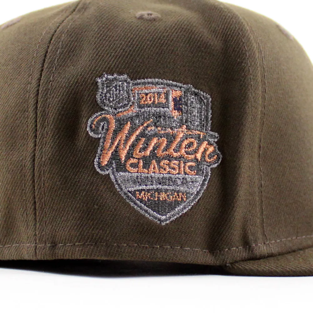 Chicago Blackhawks Winter Classic New Era 59Fifty Fitted Hat (Walnut Gray Under brim)