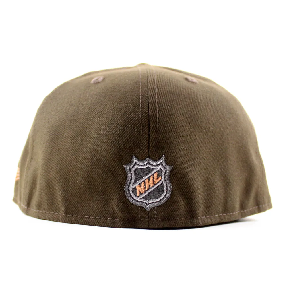 Chicago Blackhawks Winter Classic New Era 59Fifty Fitted Hat (Walnut Gray Under brim)