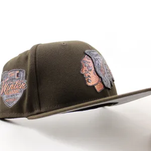 Chicago Blackhawks Winter Classic New Era 59Fifty Fitted Hat (Walnut Gray Under brim)