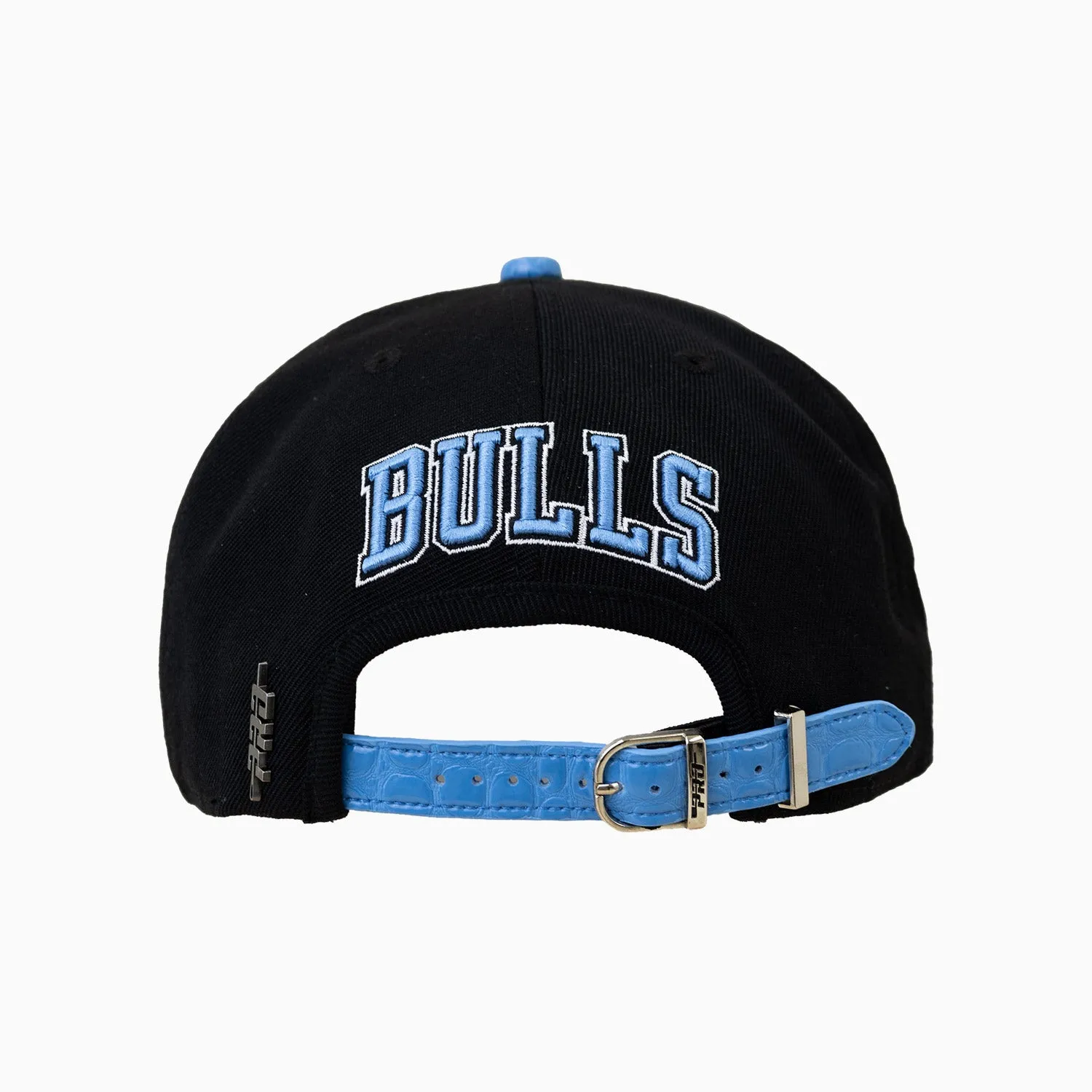 Chicago Bulls NBA Leather Visor Wool Snapback Hat