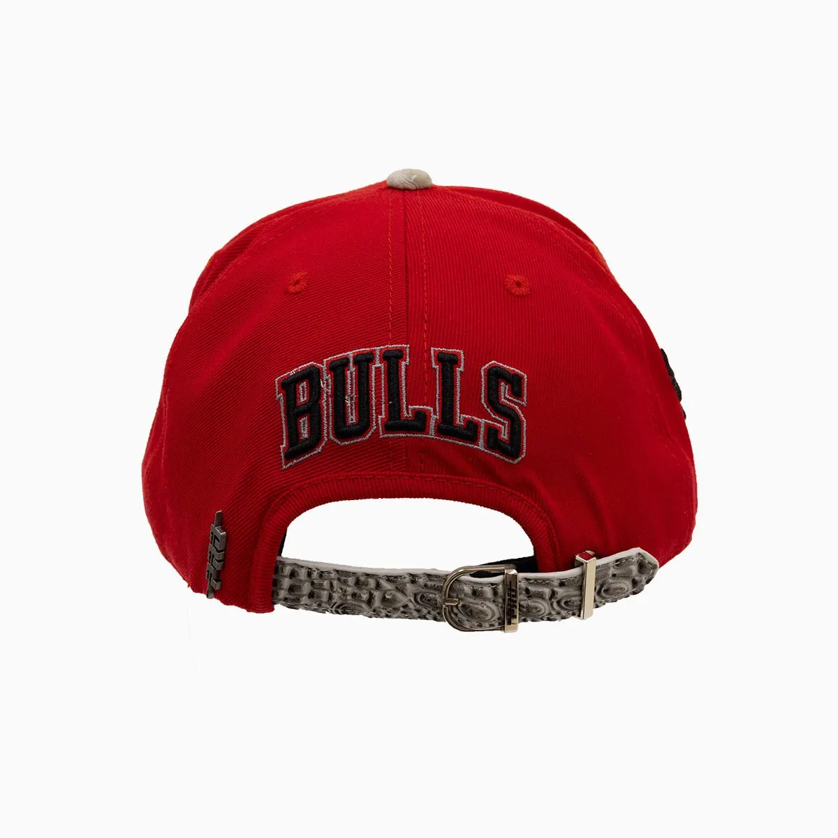 Chicago Bulls NBA With Leather Visor Wool Flat Brim Snapback Hat