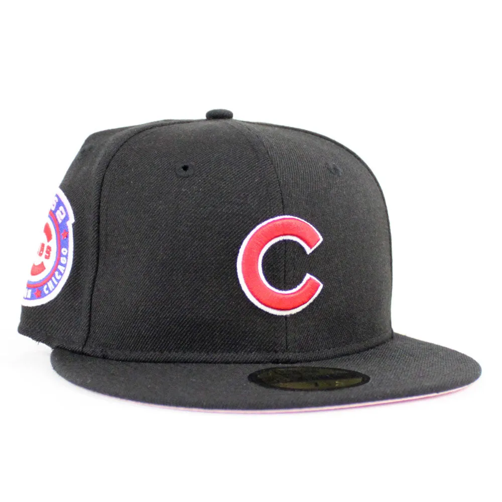 Chicago Cubs 1962 All Star Game New Era 59Fifty Fitted Hat (Black Pink Under Brim)