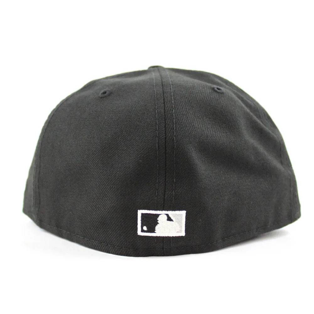 Chicago White Sox COMISKEY PARK New Era 59Fifty Fitted Hat (Black Grey Under Brim)