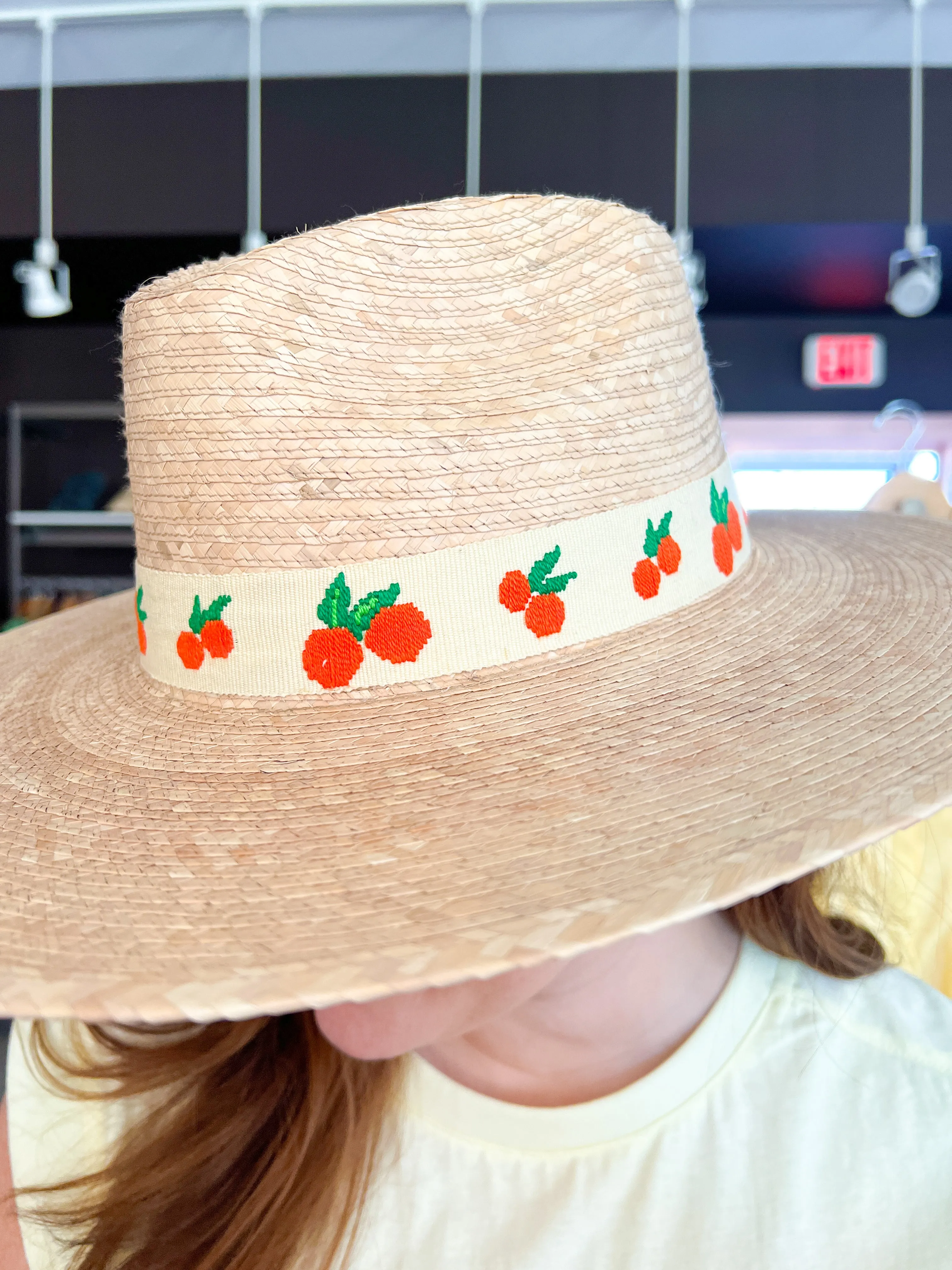 Clementine Palm Hat