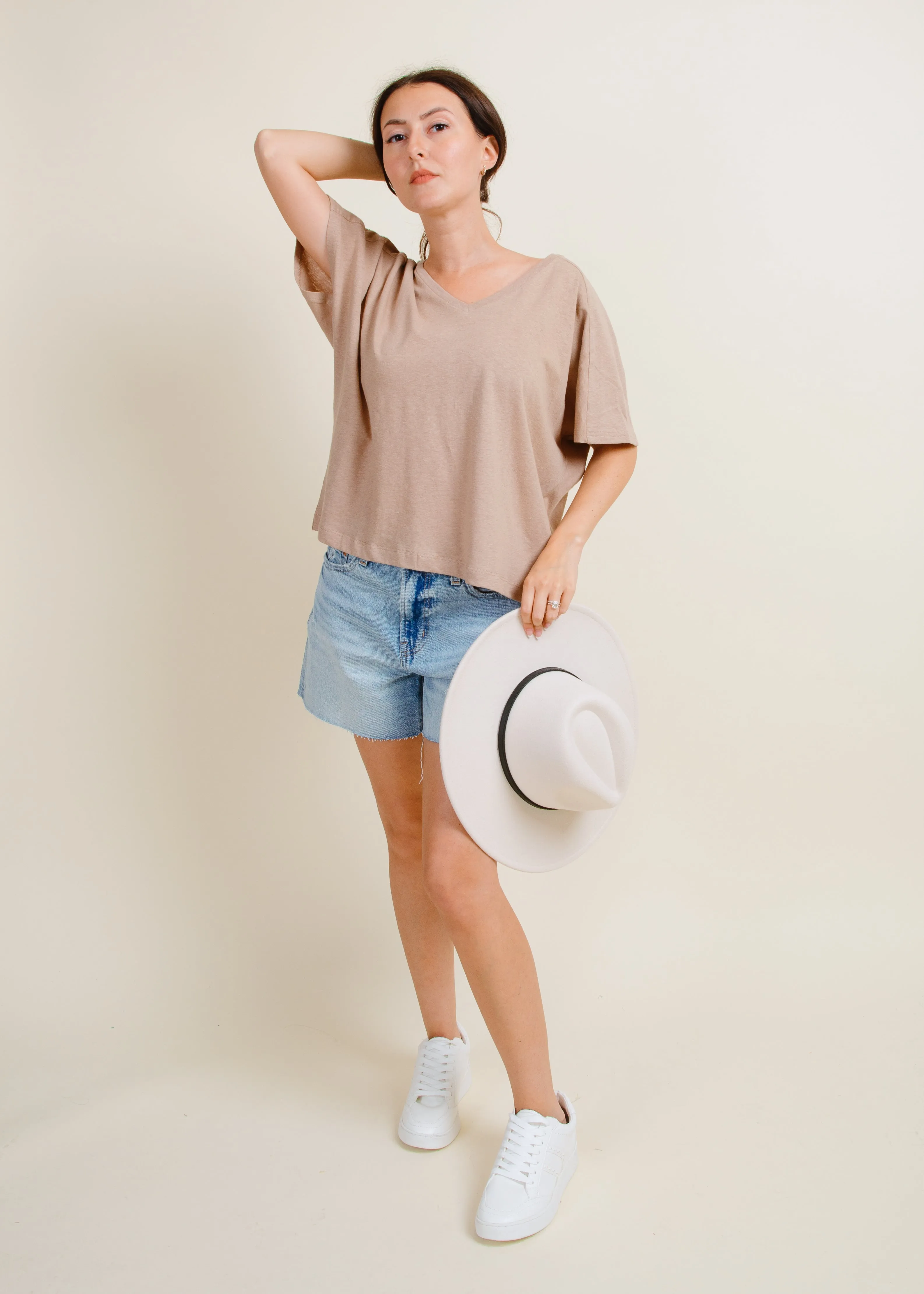 Colette Fedora Hat - Beige