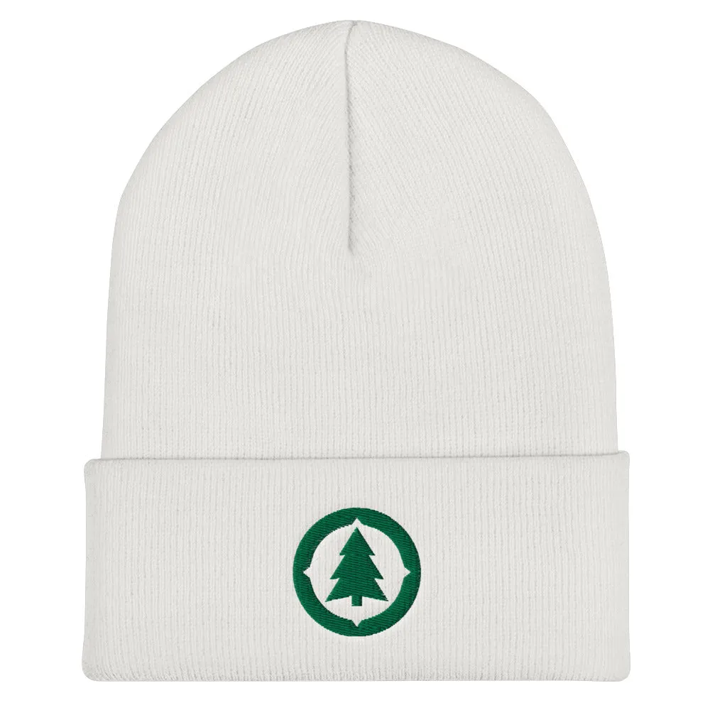 Compass Logo Beanie - Green