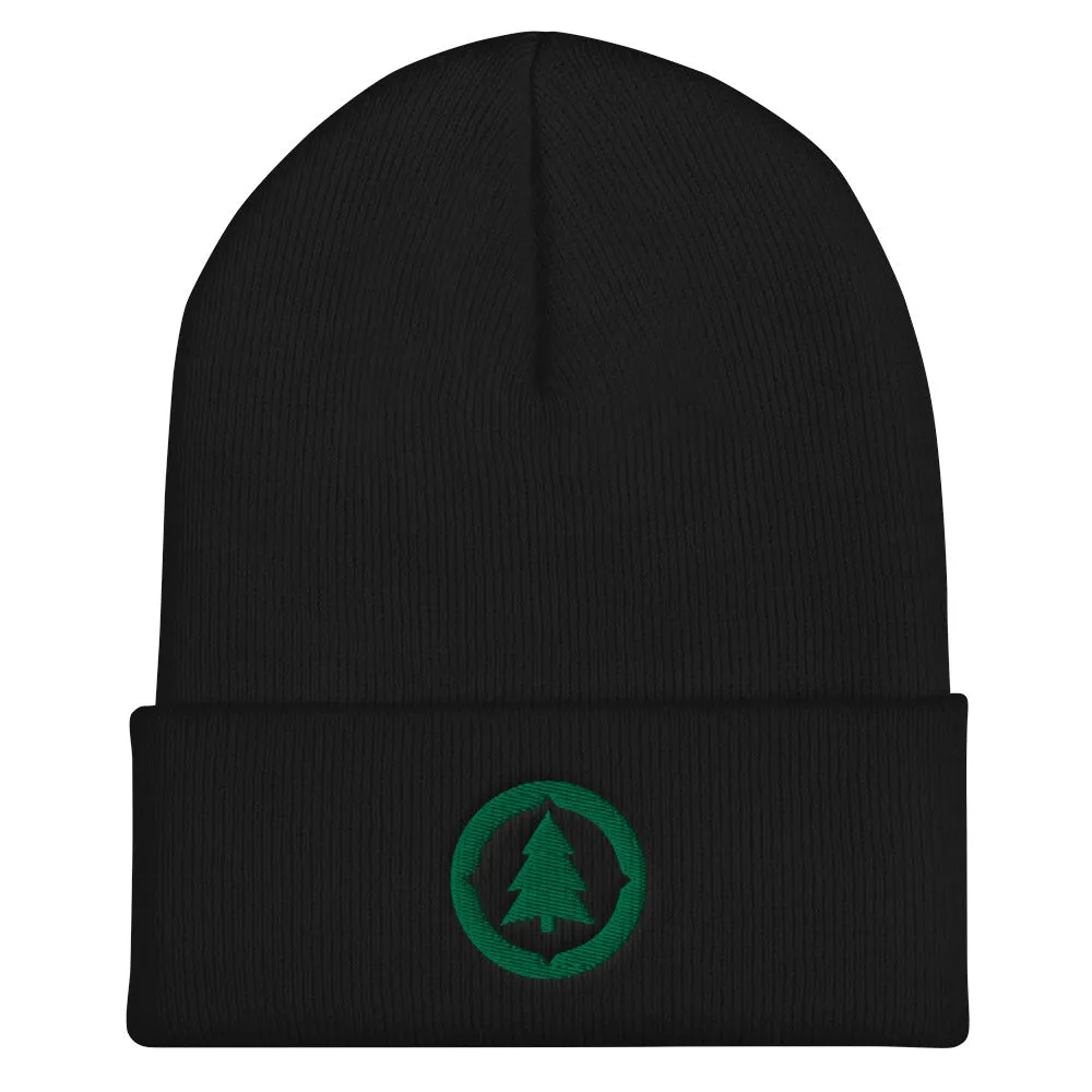 Compass Logo Beanie - Green