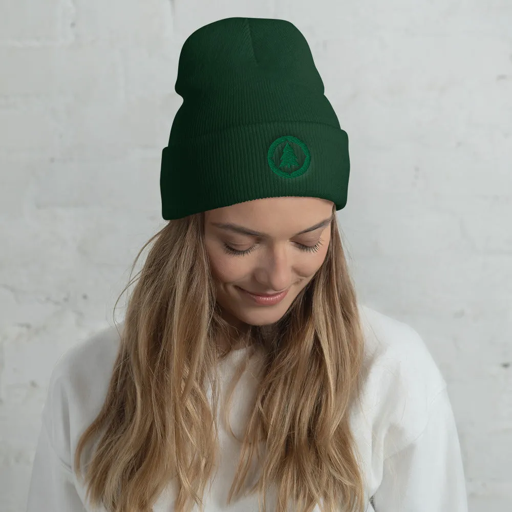 Compass Logo Beanie - Green