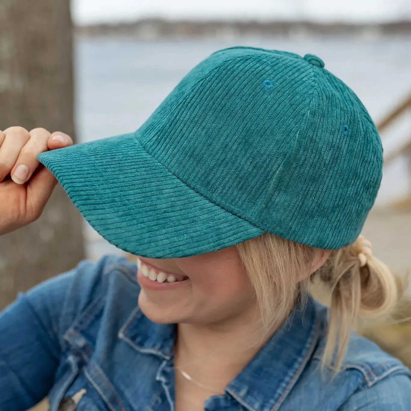 corduroy baseball hat
