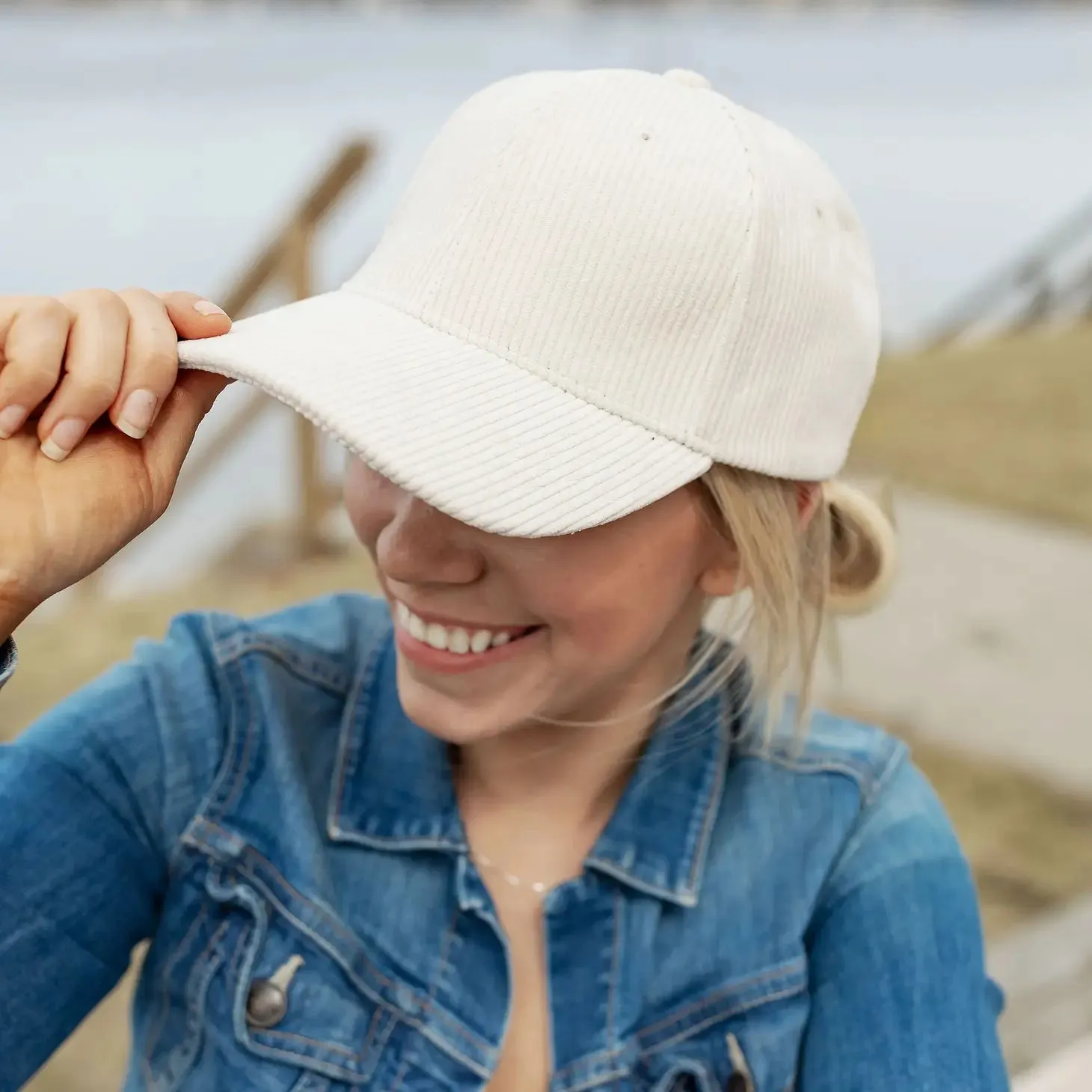 corduroy baseball hat