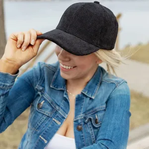 corduroy baseball hat