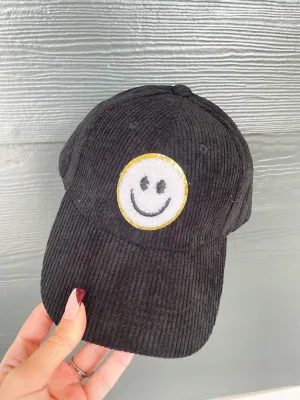 Corduroy Smiley Hat