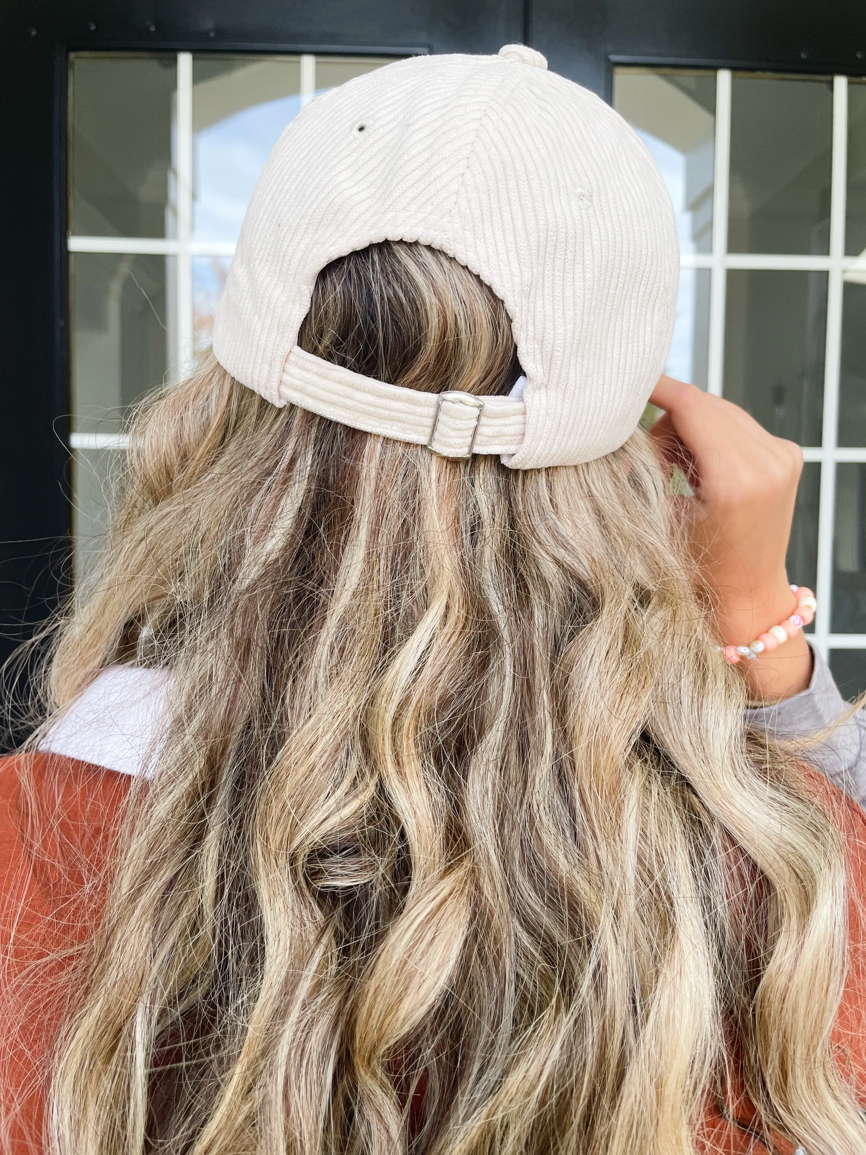 Corduroy Smiley Hat