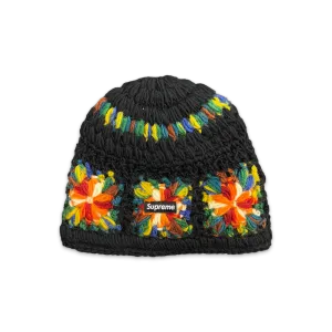 Crochet Beanie SS25 "Black"