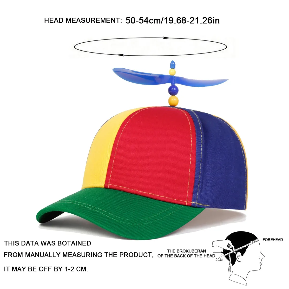 Custom Kids' Propeller Baseball Cap Adjustable Outdoor Sun Hat