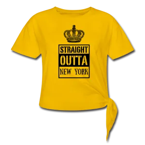 Customized Women's Knotted T-Shirt