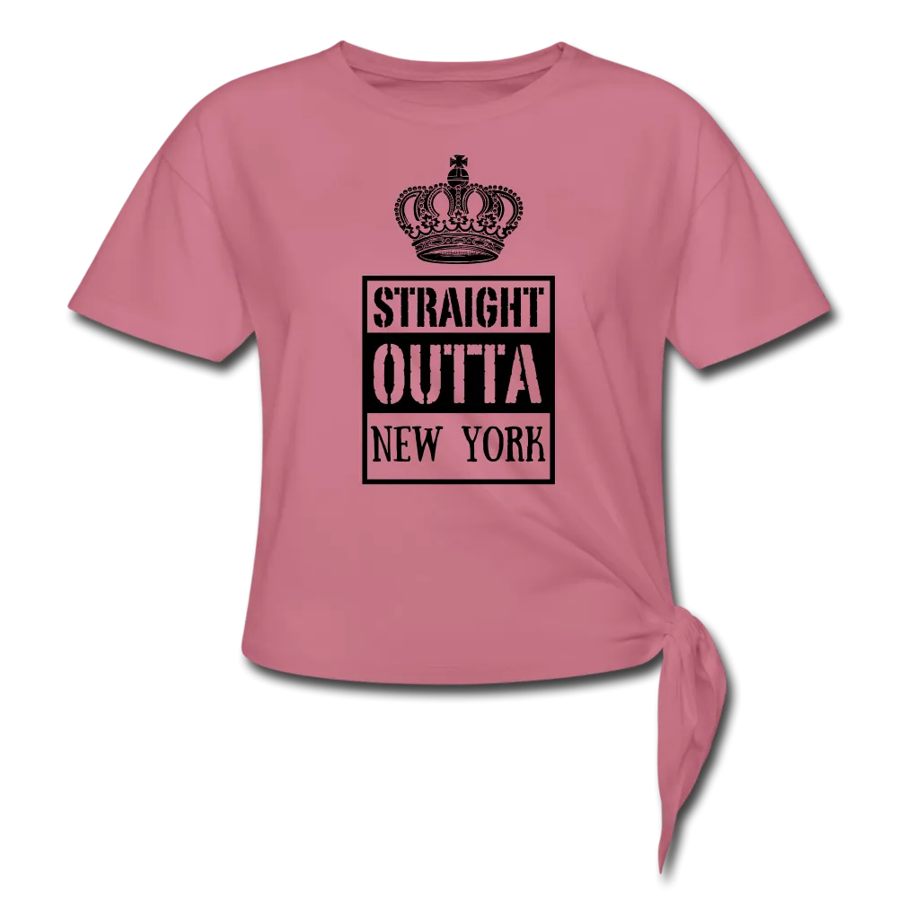 Customized Women's Knotted T-Shirt