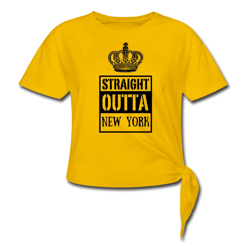 Customized Women's Knotted T-Shirt