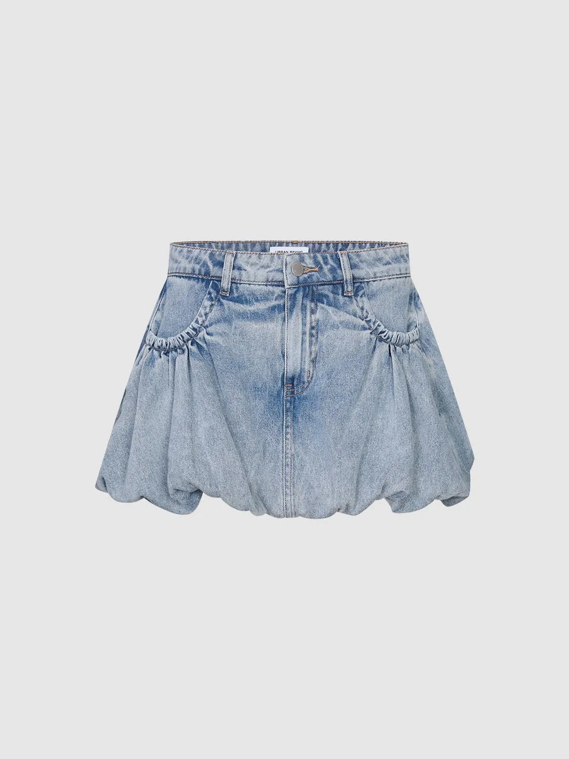 Denim Balloon Skirts