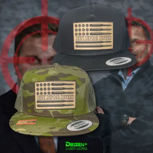 DENY DEPOSE DEFEND Snapback Hats