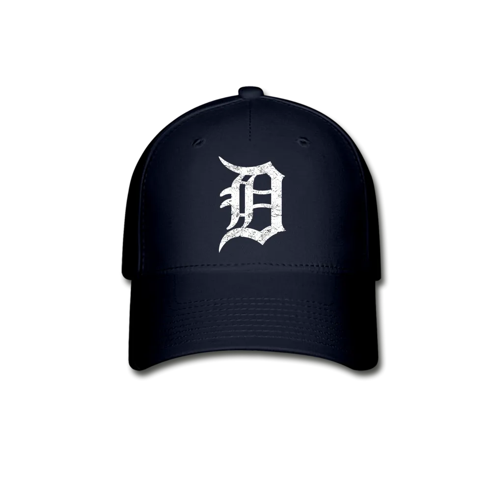 Detroit Motor City The D Letter Flex Fitted Baseball Hat