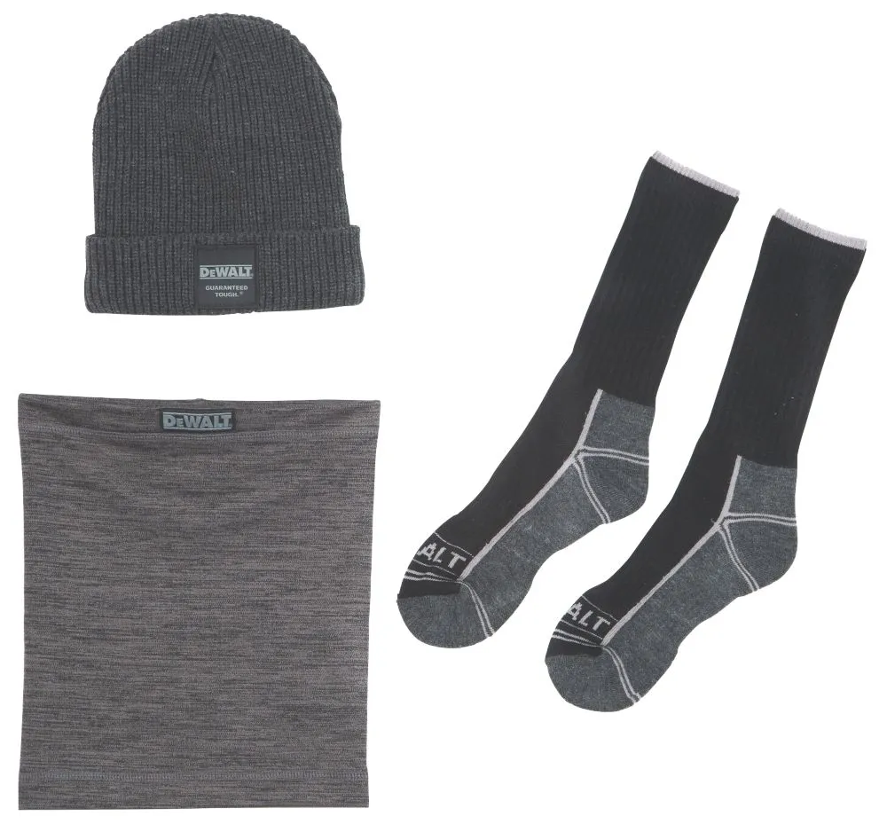 DeWalt  Winter Accessories Set Black/Grey 3 Pieces