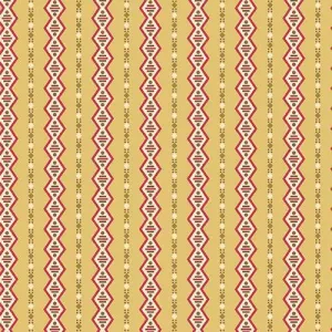 Di Ford-Hall - Cloverdale House - Geometric Stripe - Yellow