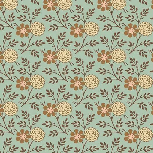 Di Ford-Hall - Cloverdale House - Pom Pom Posey - Teal
