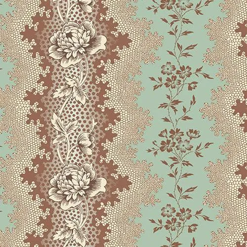 Di Ford-Hall - Cloverdale House - Stripe - Teal