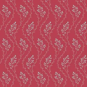 Di Ford-Hall - Cloverdale House - Wavy Dot Floral - Red
