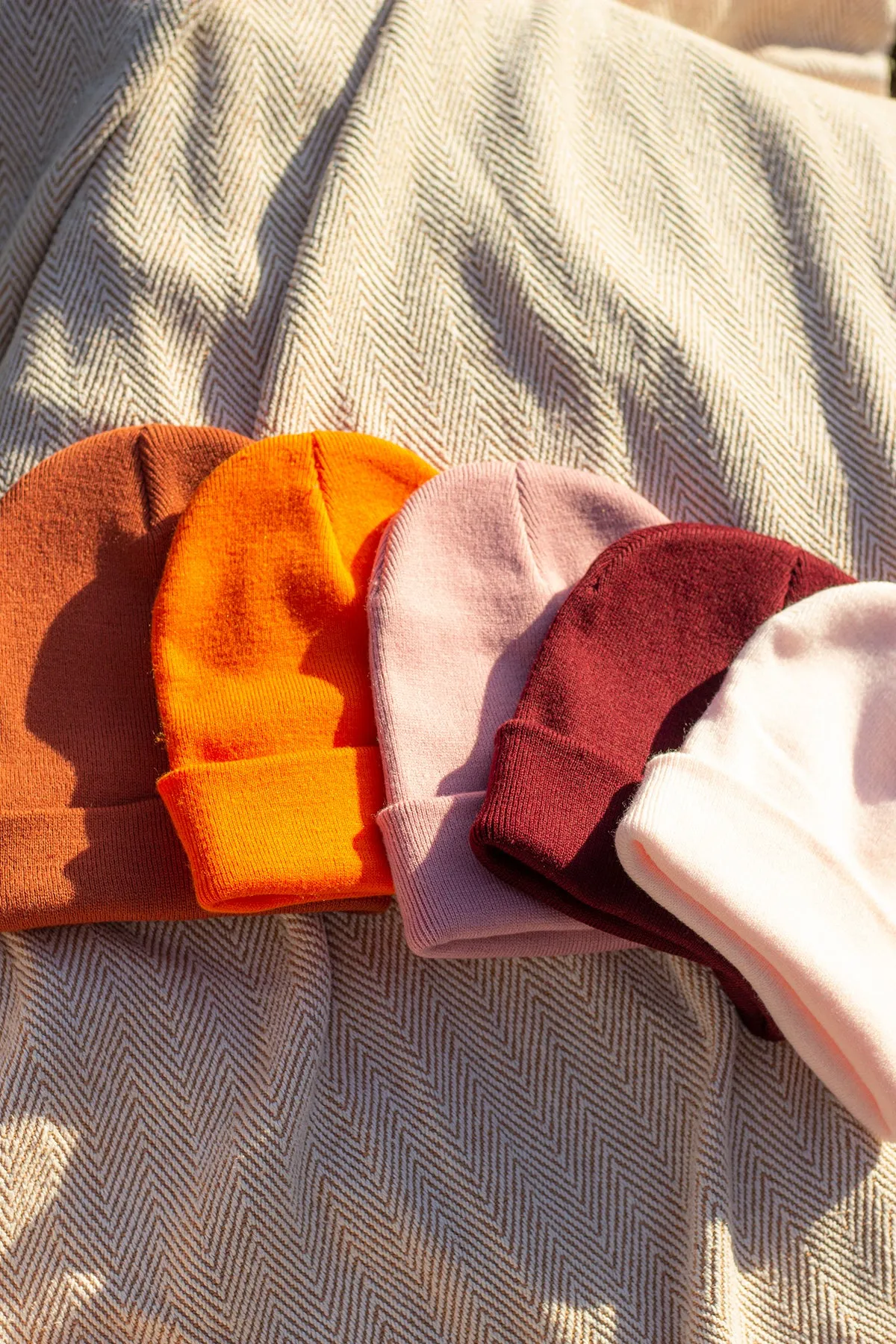 Dusky Pink Beanie Hat