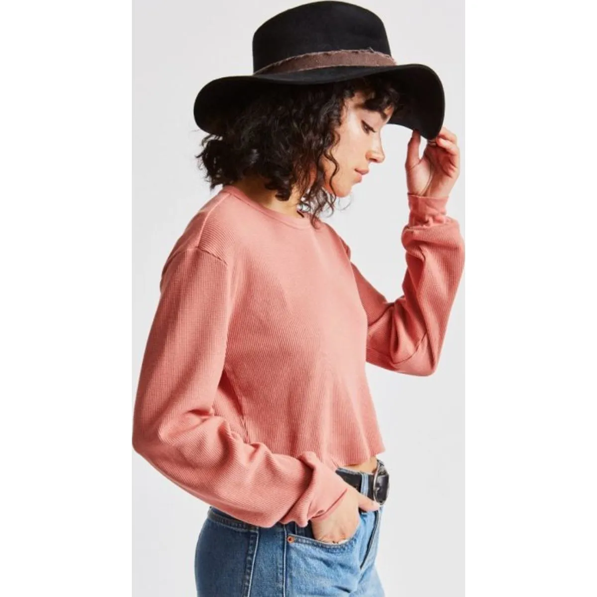 ELLA FEDORA - BLACK/BROWN