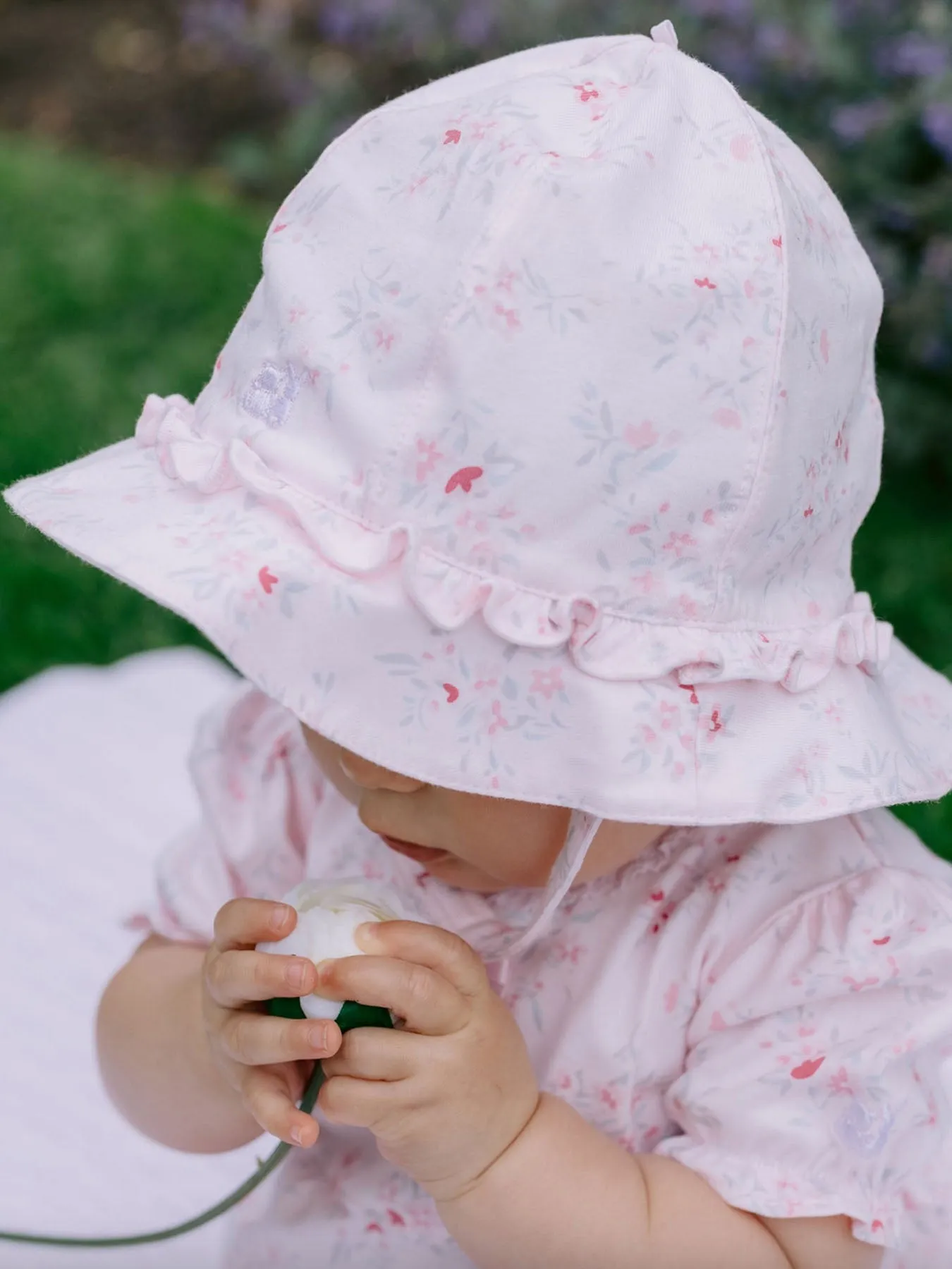 Emile et Rose Fari Pink Floral Sunhat