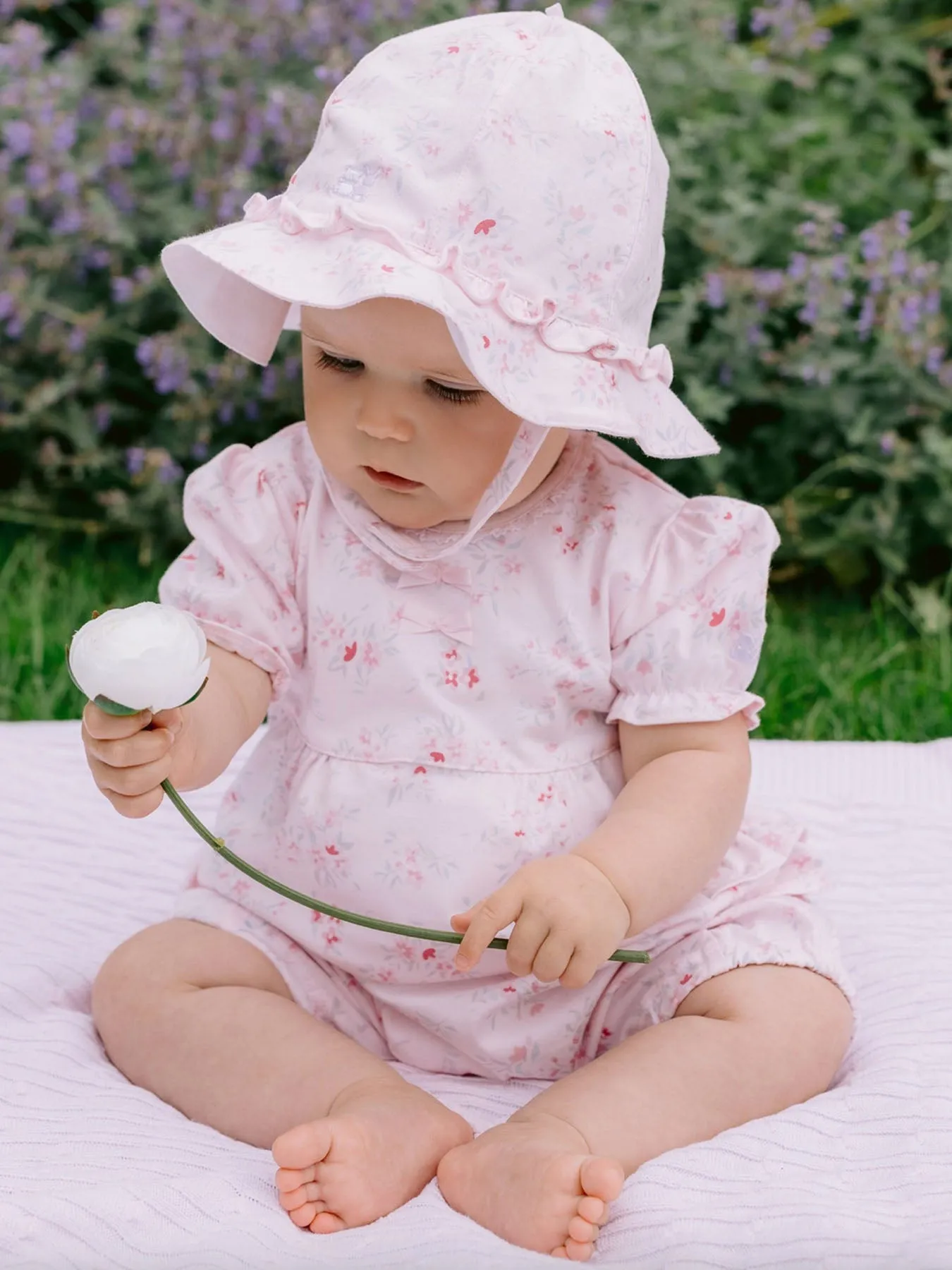 Emile et Rose Fari Pink Floral Sunhat