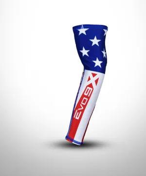 Evo9x STARS N STRIPE Design Full Sublimated Compression Arm Sleeve