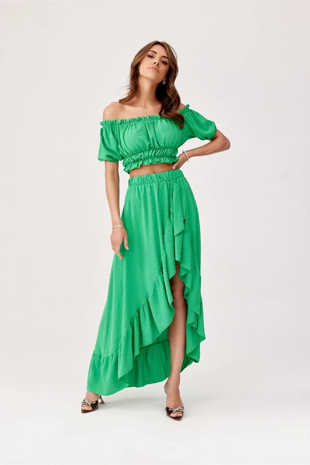 Exposed Shoulder Frill Set